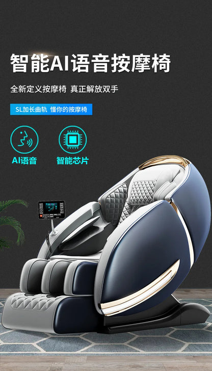 Asmt56 Smart-Massagesessel, vollautomatischer Luxus-Weltraumkapsel-Multifunktionssessel für Zuhause