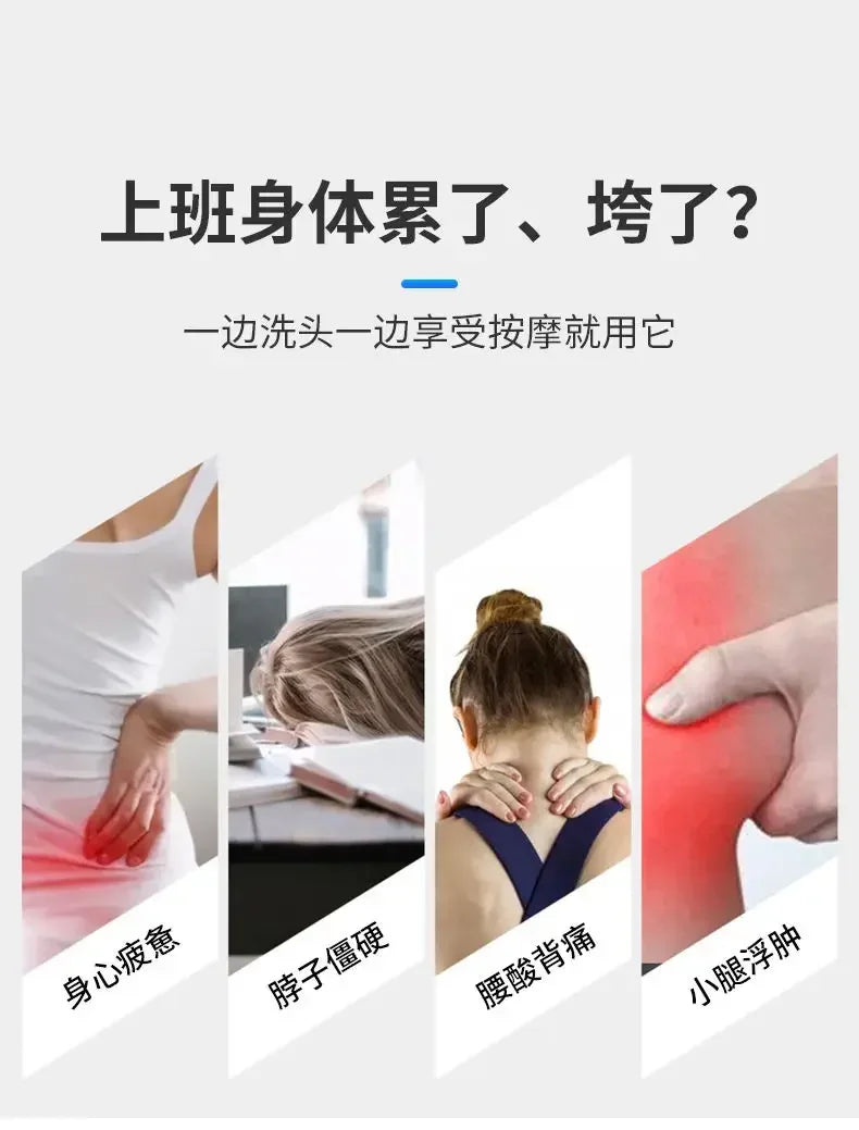 ss neues intelligentes elektrisches Massage-Shampoo-Bett, konstante Temperatur, automatische Wasserzirkulation, Begasungs-Kopftherapie-Bett
