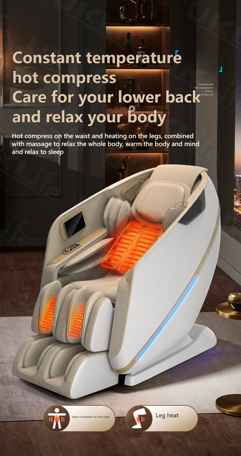 3 Year Warranty 4D SL-Track Zero Gravity full body AirBag Massager Chairs Home 3D Office Chair Luxury Electric Massage Sofa