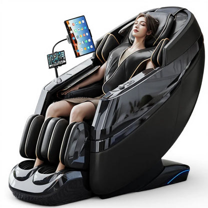 Full body zero gravity heating deep tissue massage chair, Bluetooth roller massage chair