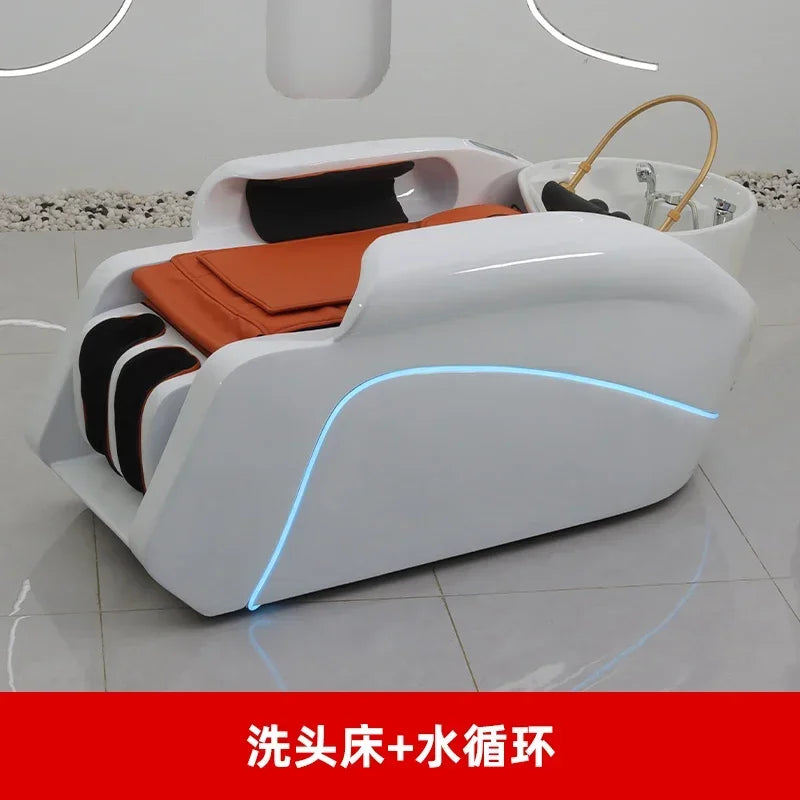 Kopfhautmassage-Shampoo-Bett Shampoo Waschen Friseurbecken Professionelle Ausrüstung Stuhl Chaise Friseursalon