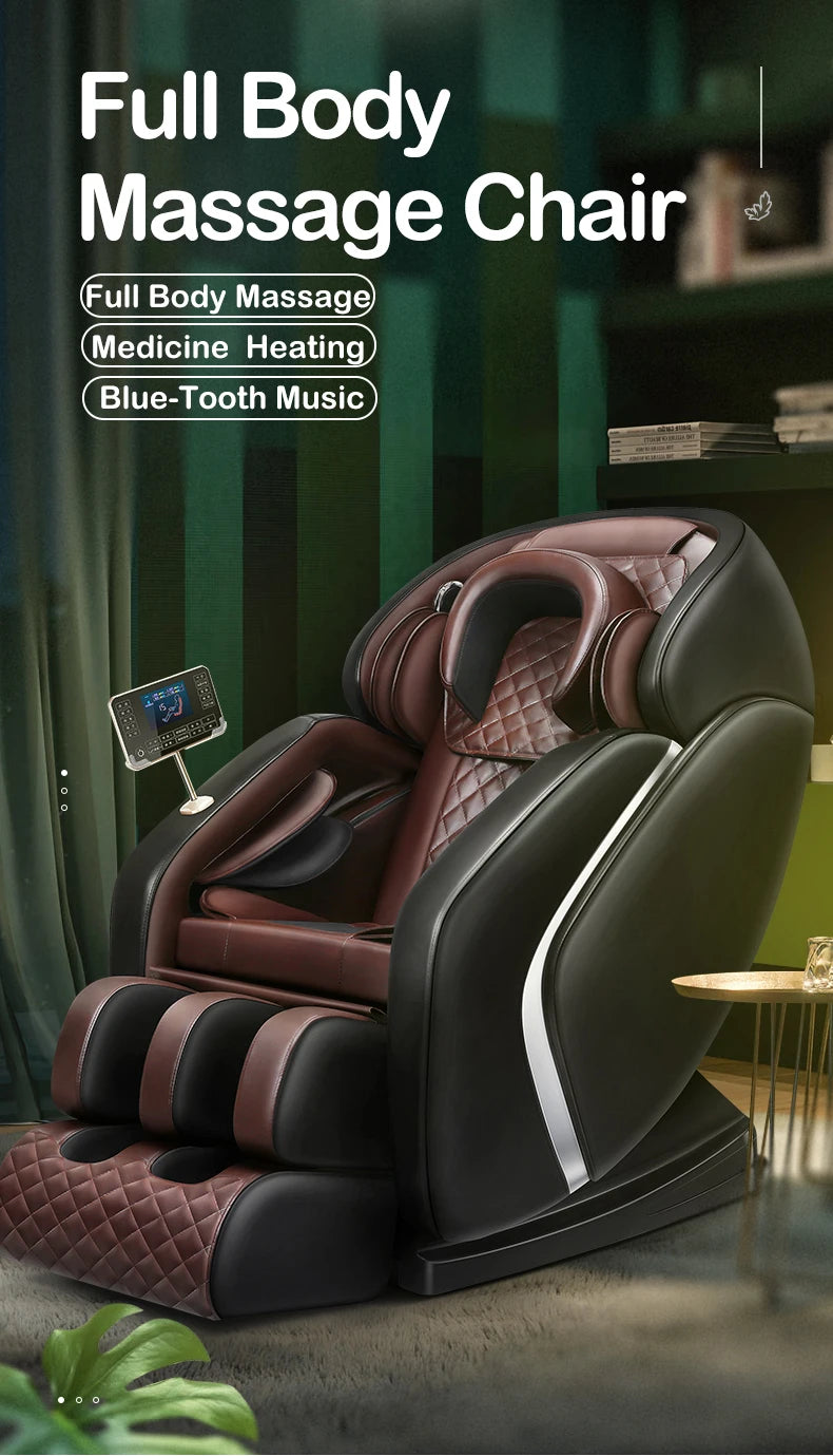 Jare B5 Großhandel OEM ODM Fabrikpreis Heißer Verkauf Luxus Leder Zero Gravity Elektrischer Ganzkörper-Massagesessel