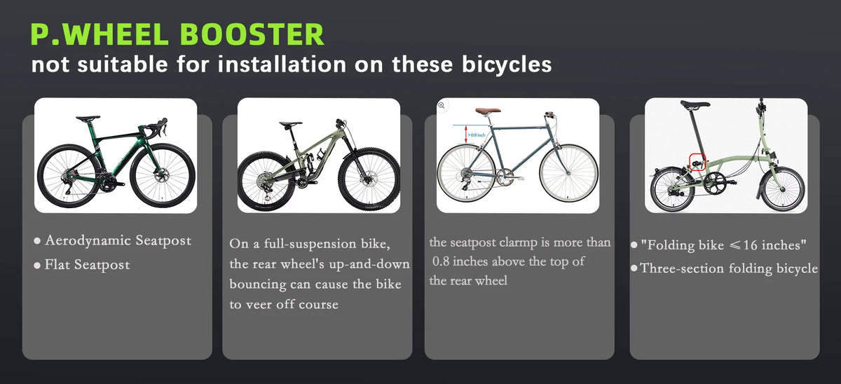 Booster électrique portable pour vélo, accessoires durables, suite VTT, 18V, 200W
