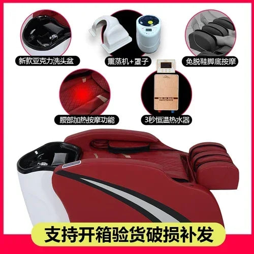 M178 Automatisches intelligentes elektrisches Massage-Shampoo-Bett für Friseursalons, spezielles Wasserzirkulations-Haarpflegebett