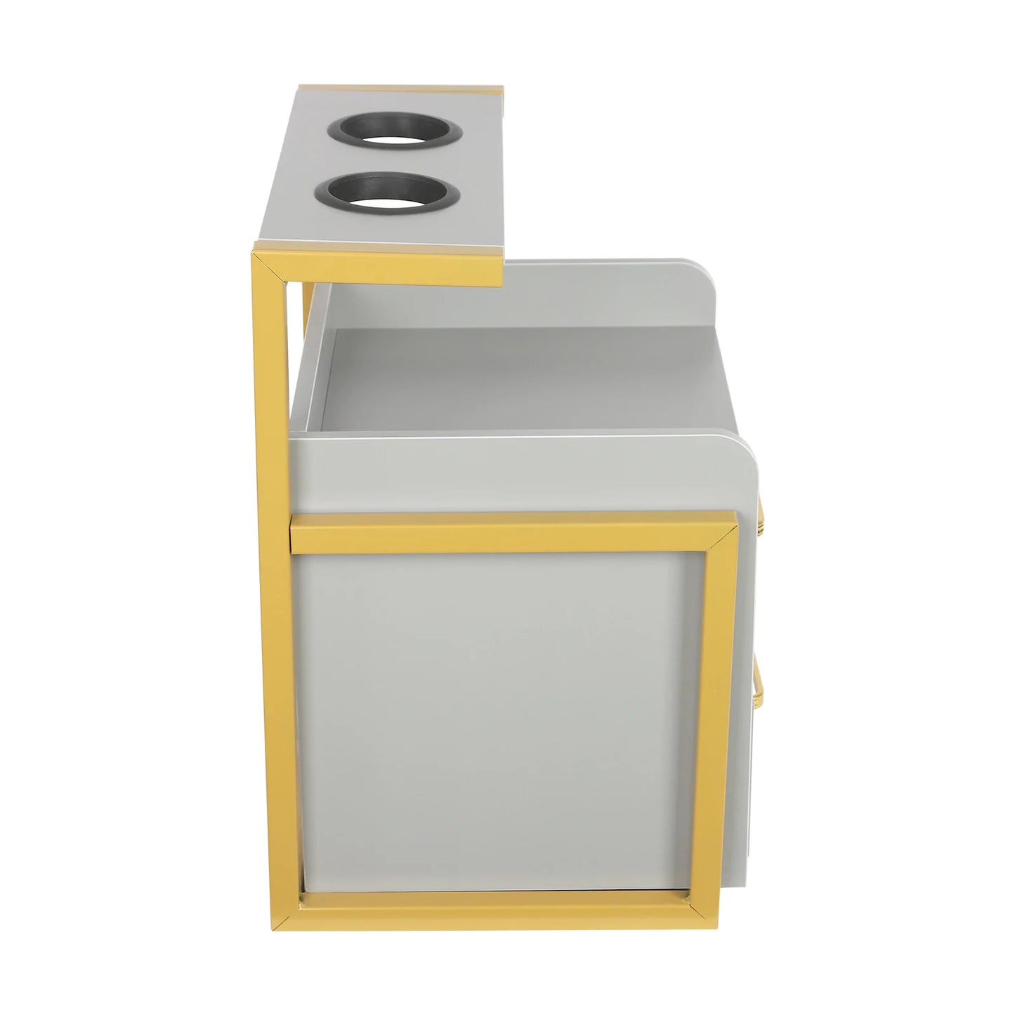 Multifunktionale Salonwagen Wandmontierter Friseurschrank Friseursalon Spezial Dauerwellen-Färbemittel-Ablageregal Möbel