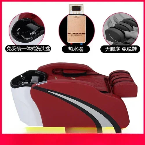 M178 Automatisches intelligentes elektrisches Massage-Shampoo-Bett für Friseursalons, spezielles Wasserzirkulations-Haarpflegebett