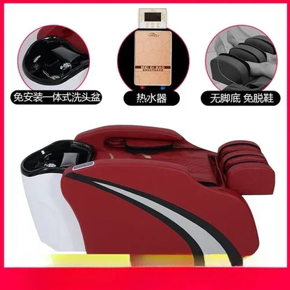 M178 Automatisches intelligentes elektrisches Massage-Shampoo-Bett für Friseursalons, spezielles Wasserzirkulations-Haarpflegebett