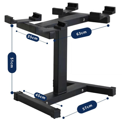 adjustable dumbbell bracket matching 32Kg iron size men's home fitness electroplating paint