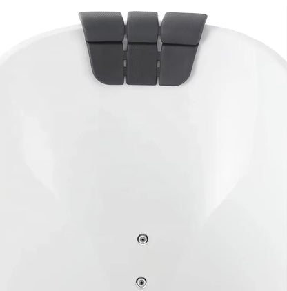 Modern Bathroom Whirlpool Air Jet Bath Tub Free Standing Acrylic SPA Massage Bathtub With Shower Faucet White
