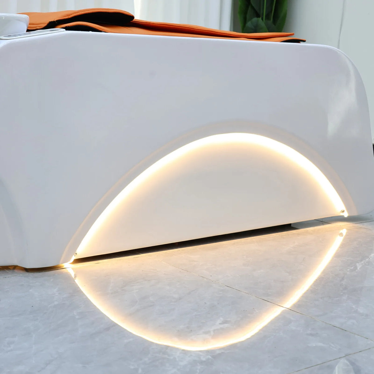 Intelligente Massage-Haarwaschliege, Massagetisch, Kopf-SPA-Salonmöbel für Luxussalons, Friseurdienstleistungen