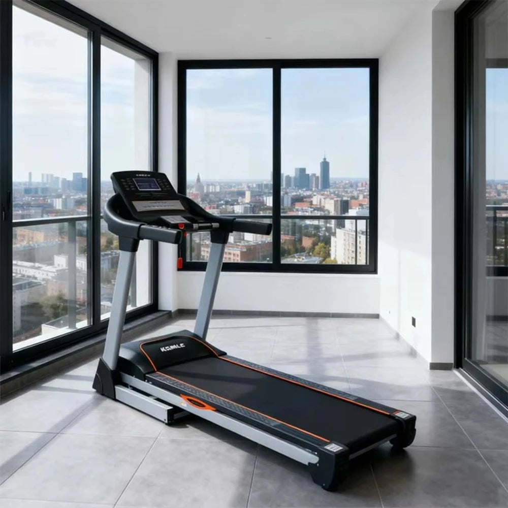 Portable Electric Foldable Treadmill with LCD Screen for Home Use Space-Saving Design Indoor Exercise & Fitness Equipment