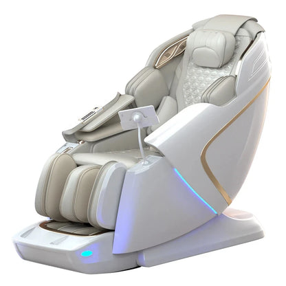 4D Zero Gravity Massage Chair with SL-Track/AirBag & 3D Body Scan - Dual Core Electric Recliner Sofa for Home Office