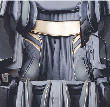 OSKOR 4D Zero Gravity Massagesessel Ganzkörperkabine mit Schlafhaube – Shiatsu-Massagesessel mit Wärme-Körperscan-SL-Schiene