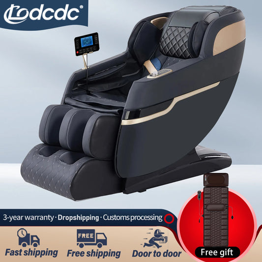 2025 neues Modell Massagesessel 4D Zero Gravity Ganzkörper-Airbag Umwickelt Automatische Heizung Kneten Bluetooth-Musik 3 Jahre Garantie