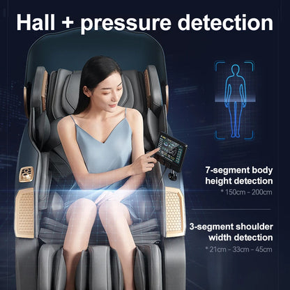 Home Use Automatic Multi-Function Full-Body Space Capsule Zero-Gravity Smart SL Dual-Track Massage Chair - Factory Direct