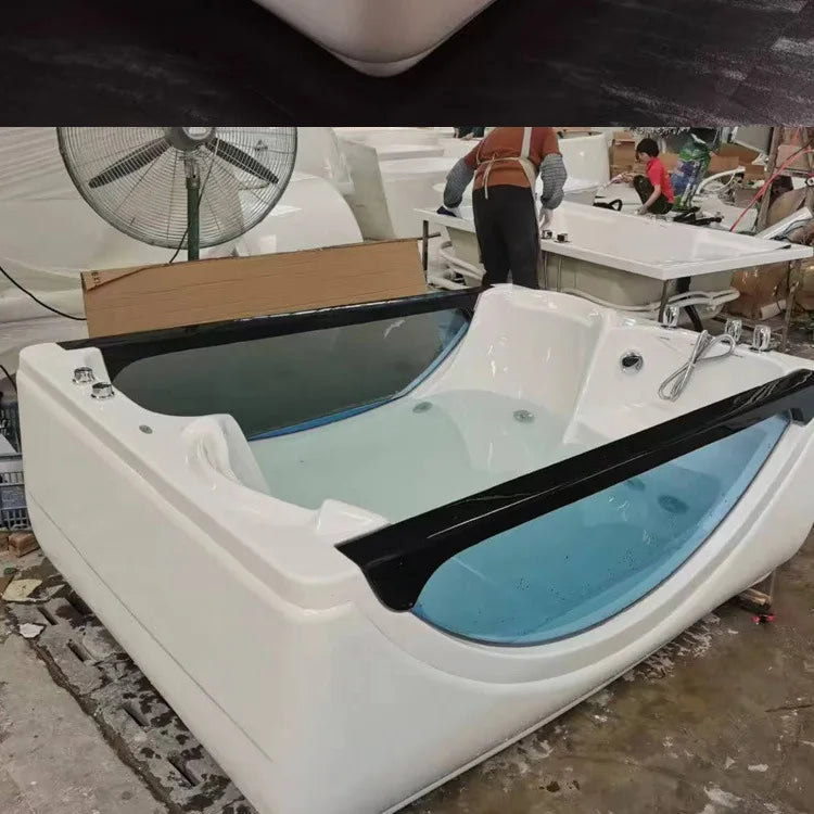 Manufacturer Wholesale Smart Bathtub, Independent Couple Bath Tank Acrylic, Double Bathtub Surfing Jacuzzi