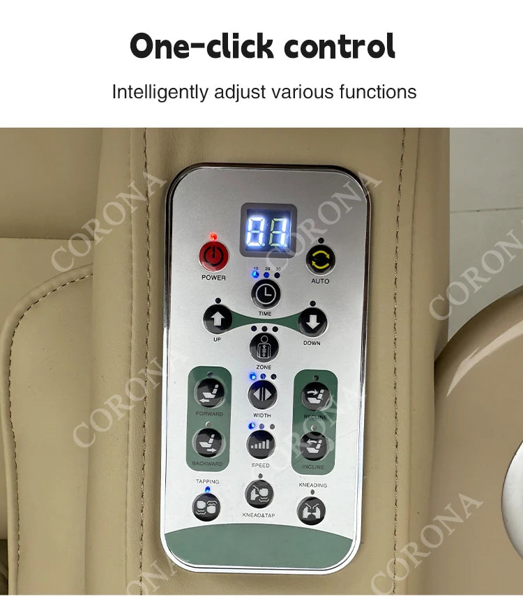 Professional No Plumbing Luxury Foot Spa Pedicure Chair With Massage