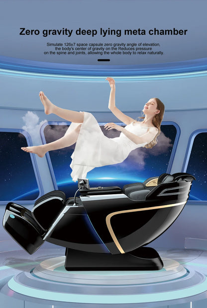 USA Lokale Lieferung 135cmSL Shiatsu 4D Heizung Airbag Zero Gravity Ganzkörpermassagestuhl Home Office Stuhl