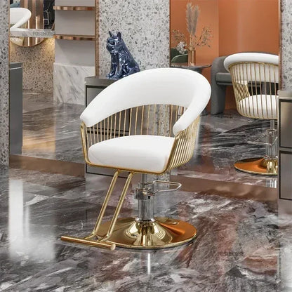 Nordic Salonmöbel Friseurstühle Friseursalon Professioneller Friseurstuhl Hebebarer Drehstuhl Schönheitssalon Friseurstuhl