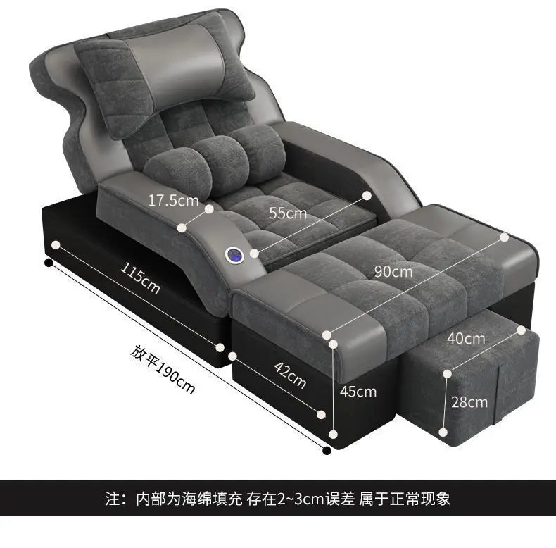 Foot massage sofa High-end electric bath bed Foot massage shop soaking and foot washing  Pedicure reclining