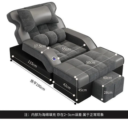 Foot massage sofa High-end electric bath bed Foot massage shop soaking and foot washing  Pedicure reclining