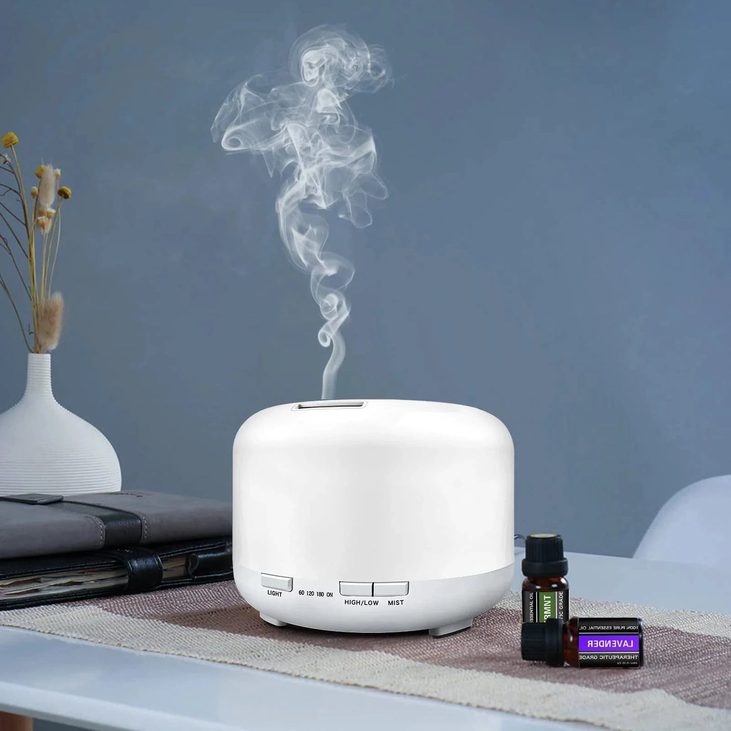 500ML Essential Oil Diffuser & Humidifier – Ultrasonic Diffuser with Auto Shut-Off