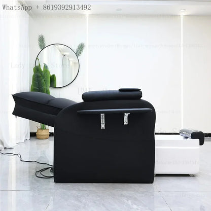 Fußbad-Nagelstuhl Pediküre-Stühle Salon SPA Fußmassage Maniküre Möbel Sofa Material mit elektrischer Rückenlehne