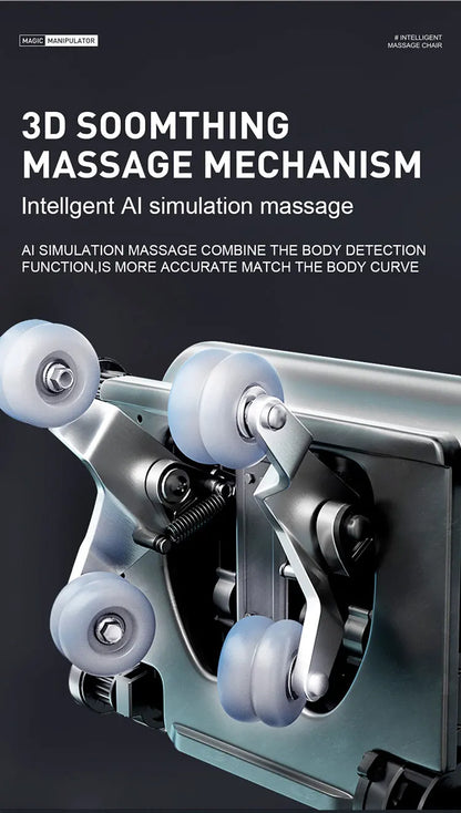 Massage Chair Luxury 5d Zero High-End Luxury Full Body 8D Zero Gravity Home Massage Chair Electric Stretching Features