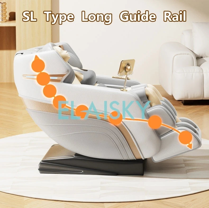 Full Body Airbags Zero Gravity Massager Chair Electric LCD Screen Massage Relaxing Hifi Bluetooth Music Chair Multi Functional