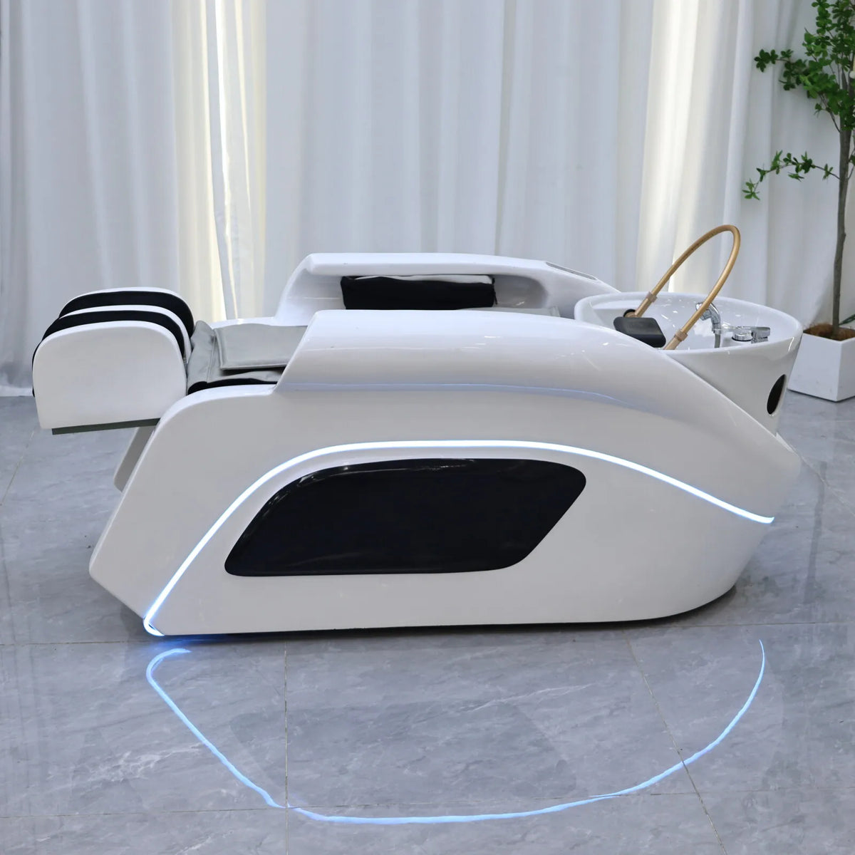Premium automatisches Massage-Haarwaschbett | Markensalon-Shop Massagetisch | Kommerzielle Saloneinrichtung