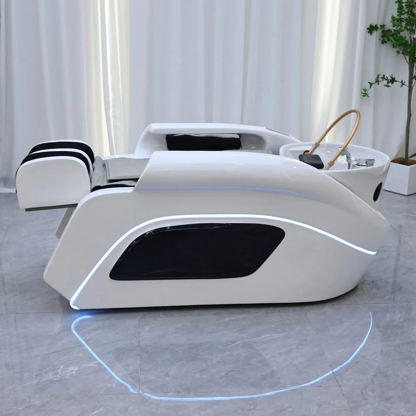 Premium automatisches Massage-Haarwaschbett | Markensalon-Shop Massagetisch | Kommerzielle Saloneinrichtung