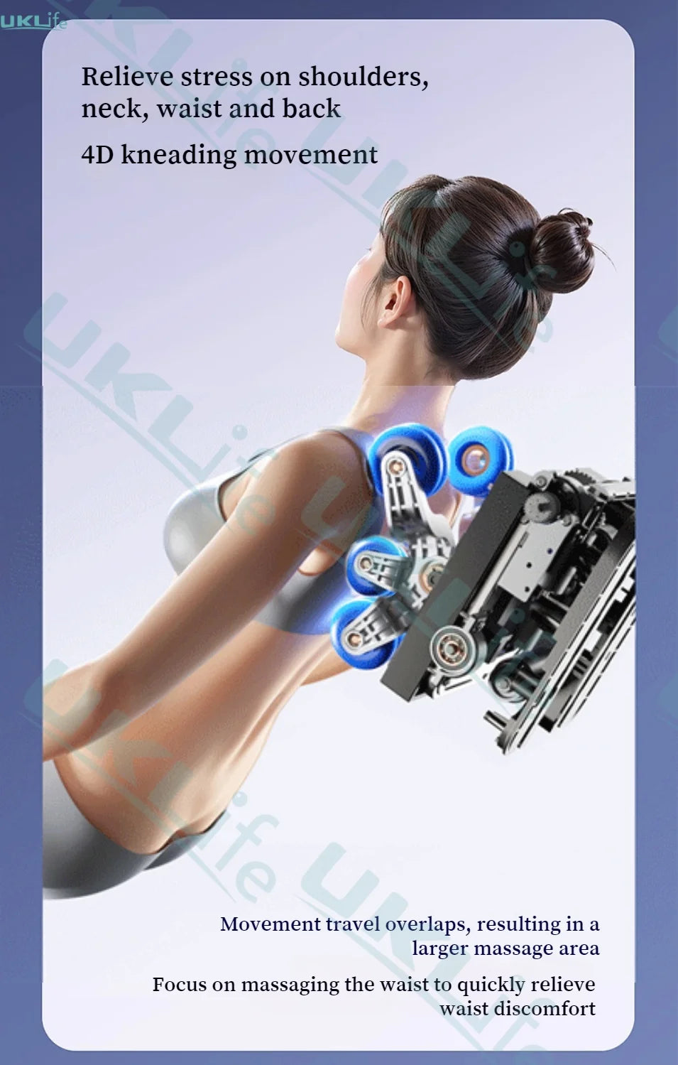 Dual Core 6D Massagesessel mit SL-Schiene, Heizschal, Thai-Stretch & KI-Sprachsteuerung – Ganzkörper-Schwerelosigkeitsliege