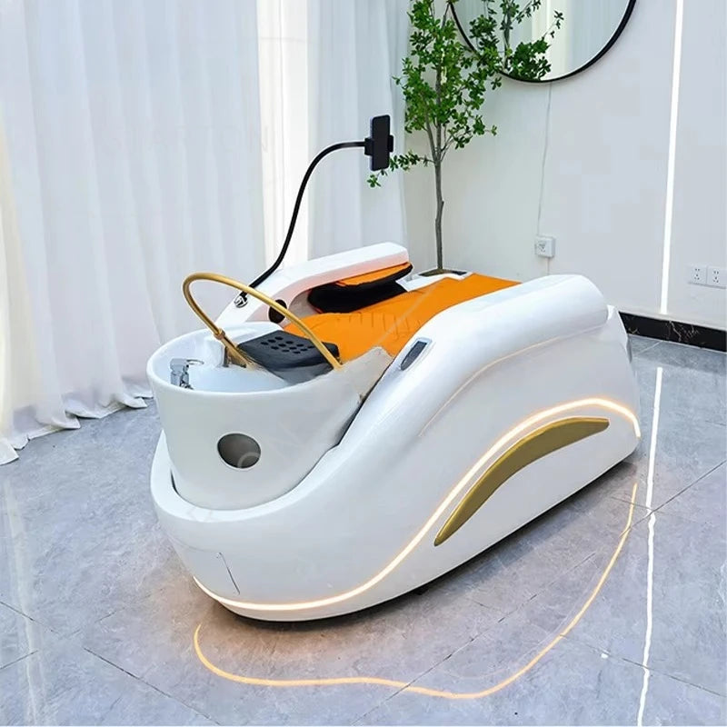 Wassertherapie Haar-Spa-Bett Kundenspezifisches elektrisches Massage-Shampoo-Bett