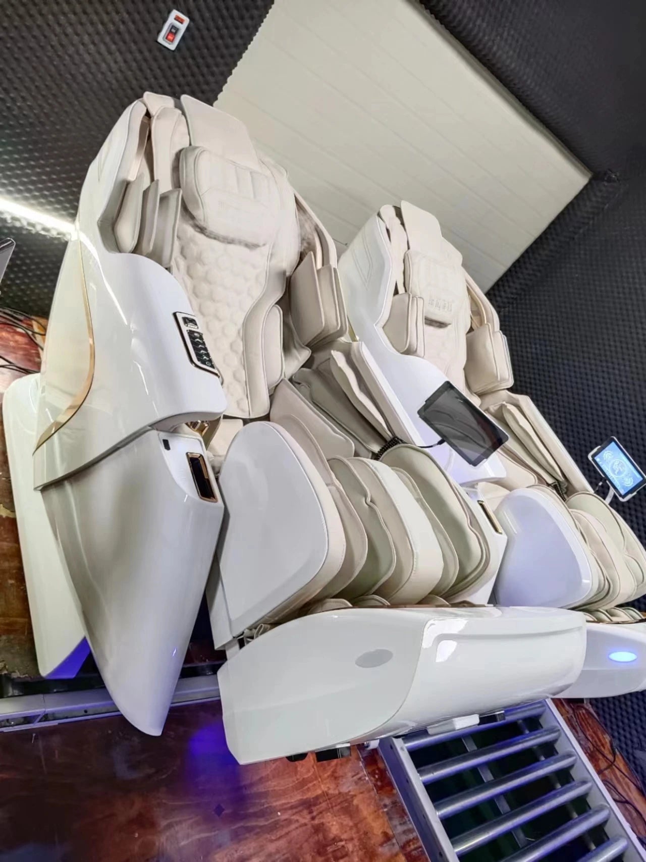 4D Zero Gravity Massage Chair with SL-Track/AirBag & 3D Body Scan - Dual Core Electric Recliner Sofa for Home Office
