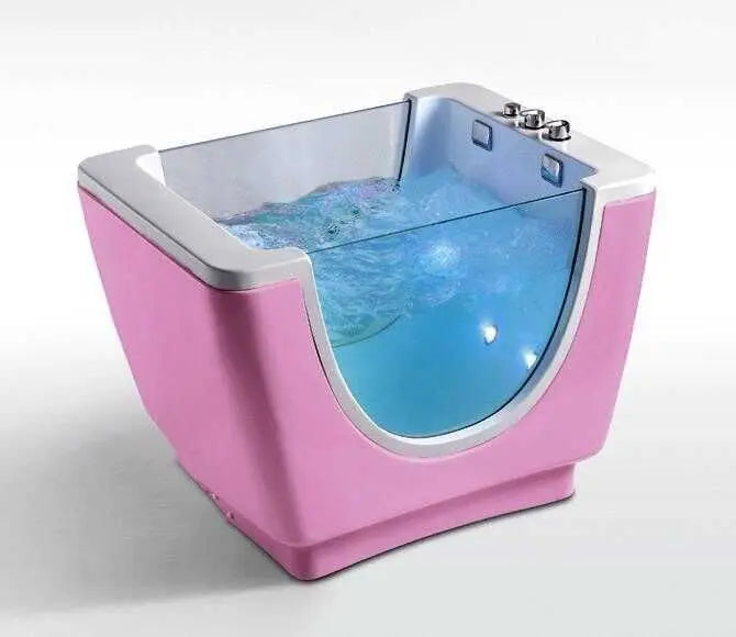Colour Acrylic air Bubble  whirlpool Baby Bathtub Massage Children Bath