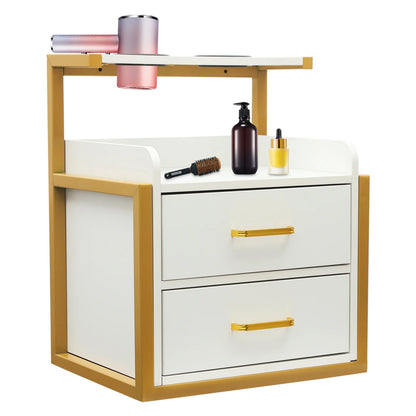 Multifunktionale Salonwagen Wandmontierter Friseurschrank Friseursalon Spezial Dauerwellen-Färbemittel-Ablageregal Möbel