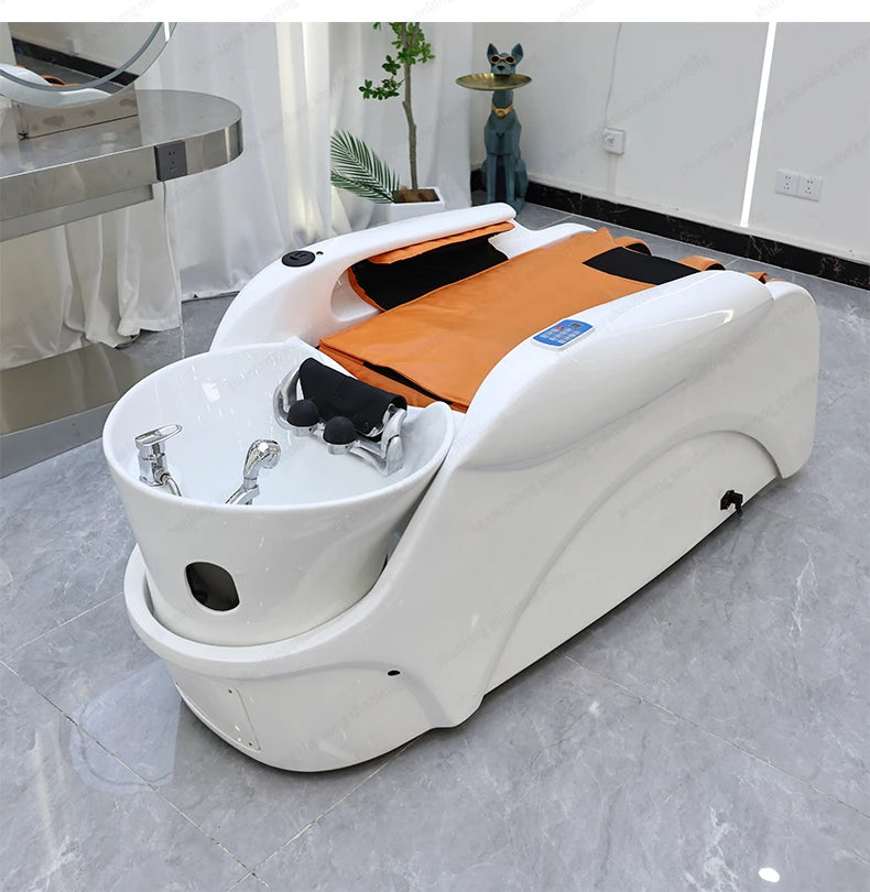 Widened Version Electric Spa Head Water Circulation Shampoo Bed Hair Washing Massage Bed for Hair Salon