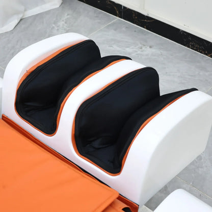 2026 Salon Shampoo-Massagebett mit integriertem Elektromassagegerät, Hydrotherapie Kopf-SPA, Gewerbemöbel, automatisch
