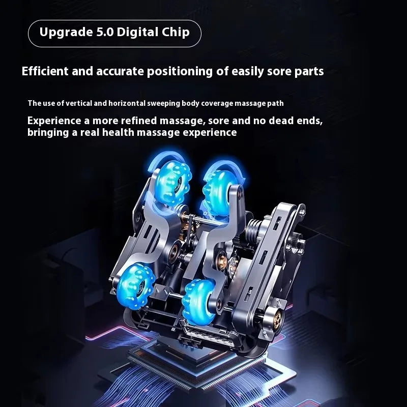Luxury 4D SL Track 3D Zero Gravity Massage Chair Modern High End Electric Dual Core Zero Gravity Full Body  Massage Chair