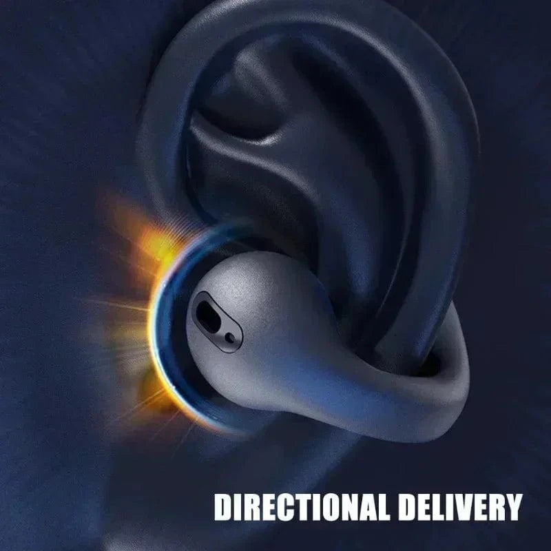 T75 Bone Conduction Bluetooth 5.3 Wireless Headphones – HiFi Sound, Waterproof TWS Sports Earphones