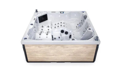 5 Personen Hydrotherapie Badewanne Whirlpool Massage Außenwhirlpool