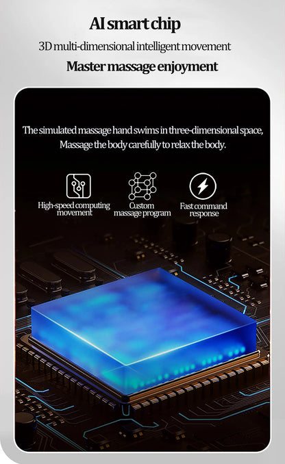 3  Year Warranty UKLife 4D SL-Track Full Body Air Bag Zero Gravity  Luxury Electric Massager Chairs For Office  Massage Sofa