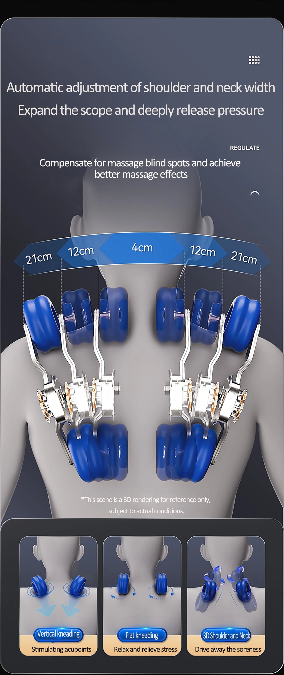 Luxuriöser elektrischer 4D-Massagesessel Zero Gravity SL-Track & Wärmetherapie Ganzkörper-Airbag Yoga Stretching Shiatsu-Liegesessel Massage