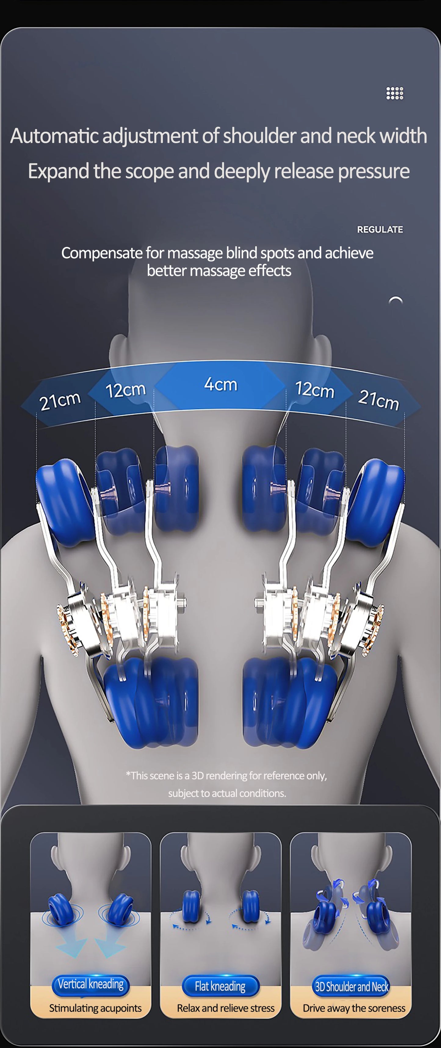 Luxuriöser elektrischer 4D-Massagesessel Zero Gravity SL-Track & Wärmetherapie Ganzkörper-Airbag Yoga Stretching Shiatsu-Liegesessel Massage
