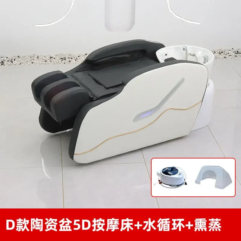 Kopfhautmassage-Shampoo-Bett Shampoo Waschen Friseurbecken Professionelle Ausrüstung Stuhl Chaise Friseursalon