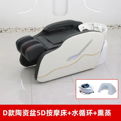 Kopfhautmassage-Shampoo-Bett Shampoo Waschen Friseurbecken Professionelle Ausrüstung Stuhl Chaise Friseursalon