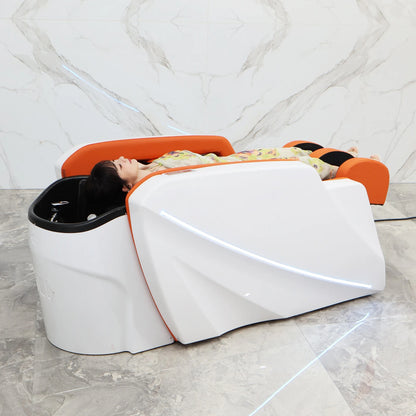 High-End elektrisches Massage-Haarwaschbecken Premium-Saloneinrichtung für professionelle Friseurdienstleistungen in gehobenen Regionen