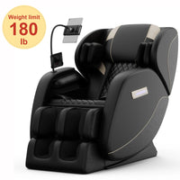 Zero-Gravity-Ganzkörpermassagesessel mit Heizung, Airbags, Fußroller & Touchscreen – Belastbar bis 82 kg