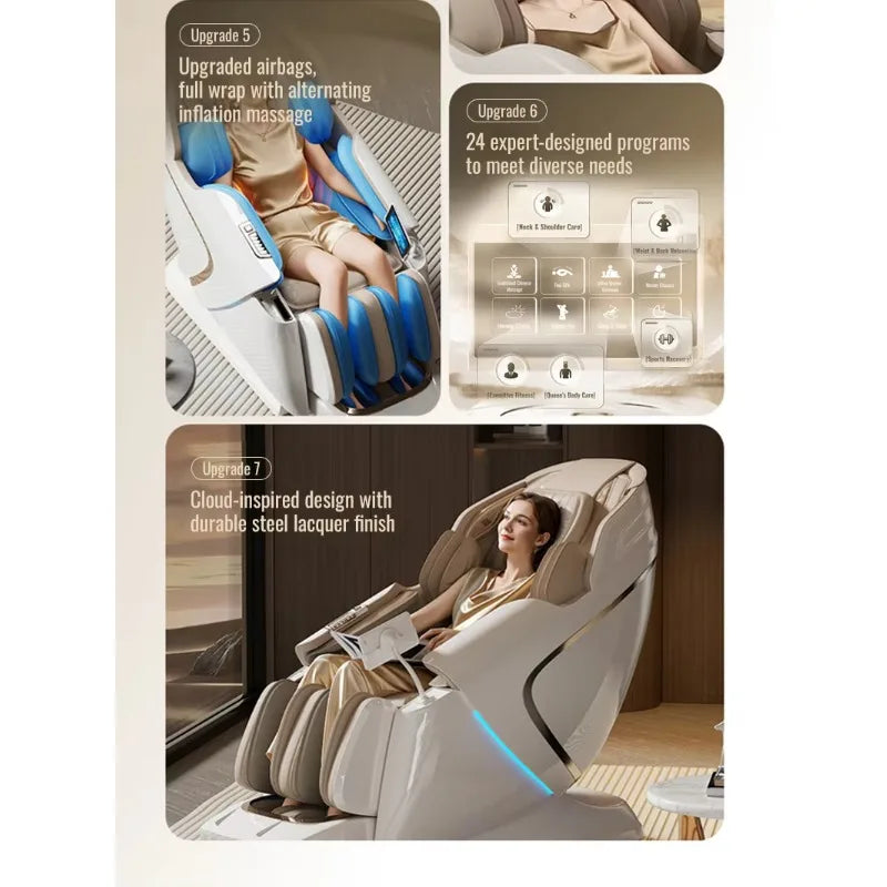 2026 Künstliche Intelligenz Gesundheitswesen Produkte Ganzkörper 4D Schwerelosigkeit Luxus S L Track Massagesessel
