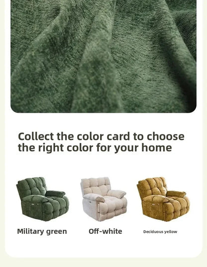 Smart Elektrischer Lazy-Sofa-Sessel Wohnzimmer Modern Einzelsitz mit Schlafmodus Multifunktionales Design Komfortable Ruhe